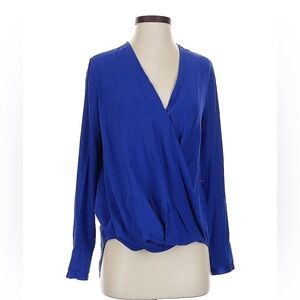 Rag and Bone Victor Cobalt Blue Blouse